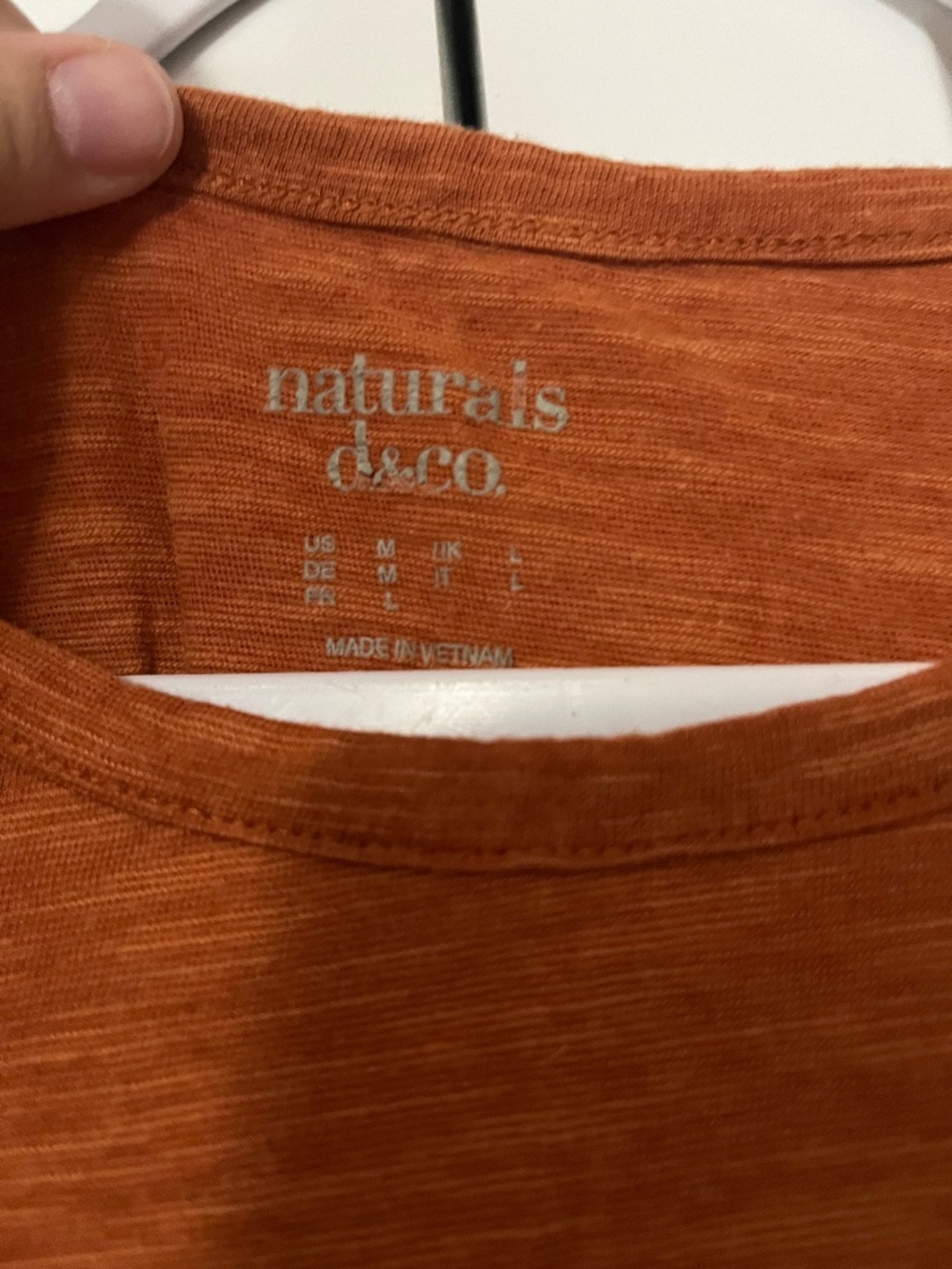 Naturals D & Co. Women's Mustard Yellow Blouse
